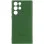 Чехол Silicone Cover Lakshmi Full Camera (AA) with logo для Samsung Galaxy S25 Ultra - Зеленый / Dark green