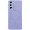 Чехол Silicone Cover Lakshmi Full Camera (AA) with MagFit для Samsung Galaxy S21 FE - Сиреневый / Dasheen