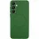 Чохол Silicone Cover Lakshmi Full Camera (AA) with MagFit для Samsung Galaxy S24 FE - Зелений / Dark green