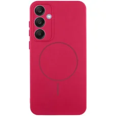 Чохол Silicone Cover Lakshmi Full Camera (AA) with MagFit для Samsung Galaxy S24 FE - Червоний / Rose Red