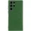 Чехол Silicone Cover Lakshmi Full Camera (AA) with MagFit для Samsung Galaxy S25 Ultra - Зеленый / Dark green