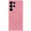 Чехол Silicone Cover Lakshmi Full Camera (AA) with MagFit для Samsung Galaxy S25 Ultra - Розовый / Light pink