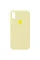 Чехол Silicone Case Full Protective (AA) для Apple iPhone X / XS (5.8) - Желтый / Mellow Yellow - фото