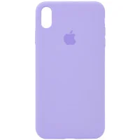 Чохол Silicone Case Full Protective (AA) для Apple iPhone X / XS (5.8) - Бузковий / Dasheen
