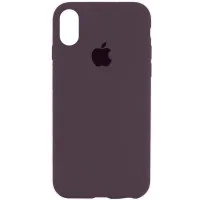Чохол Silicone Case Full Protective (AA) для Apple iPhone X / XS (5.8) - Фіолетовий / Elderberry