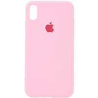 Чохол Silicone Case Full Protective (AA) для Apple iPhone XR (6.1) - Рожевий / Light pink
