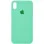 Чехол Silicone Case Full Protective (AA) для Apple iPhone XS Max (6.5) - Зеленый / Spearmint
