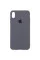 Чохол Silicone Case Full Protective (AA) для Apple iPhone XS Max (6.5) - Сірий / Dark Gray - фото