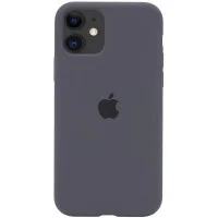 Чехол Silicone Case Full Protective (AA) для Apple iPhone 11 (6.1) - Серый / Dark Gray