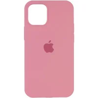 Чехол Silicone Case Full Protective (AA) для Apple iPhone 12 Pro / 12 (6.1) - Розовый / Light pink
