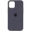 Чохол Silicone Case Full Protective (AA) для Apple iPhone 12 Pro / 12 (6.1) - Сірий / Dark Gray