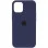 Чохол Silicone Case Full Protective (AA) для Apple iPhone 12 Pro / 12 (6.1) - Темно-синій / Midnight blue