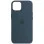 Чехол Silicone Case Full Protective (AA) для Apple iPhone 12 Pro Max (6.7) - Синий / Abyss Blue