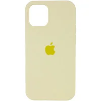 Чехол Silicone Case Full Protective (AA) для Apple iPhone 13 mini (5.4) - Желтый / Mellow Yellow