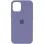 Чохол Silicone Case Full Protective (AA) для Apple iPhone 14 (6.1) - Сірий / Lavender Gray