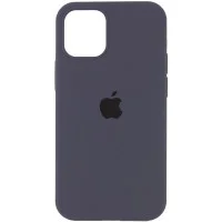Чехол Silicone Case Full Protective (AA) для Apple iPhone 14 Plus (6.7) - Серый / Dark Gray