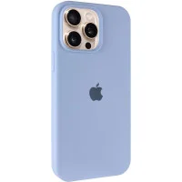 Чохол Silicone Case Full Protective (AA) для Apple iPhone 15 Pro (6.1) - Блакитний / Lilac Blue