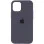 Чехол Silicone Case Full Protective (AA) для Apple iPhone 15 Pro (6.1) - Серый / Dark Gray