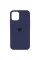 Чехол Silicone Case Full Protective (AA) для Apple iPhone 15 Pro (6.1) - Темно-синий / Midnight blue - фото
