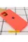 Чохол Silicone Case Full Protective (AA) для Apple iPhone 16 (6.1) - Кавуновий / Watermelon red - фото