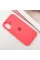 Чохол Silicone Case Full Protective (AA) для Apple iPhone 16 (6.1) - Кавуновий / Watermelon red - фото