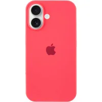 Чохол Silicone Case Full Protective (AA) для Apple iPhone 16 (6.1) - Кавуновий / Watermelon red