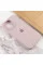 Чехол Silicone Case Full Protective (AA) для Apple iPhone 16 (6.1) - Серый / Lavender - фото