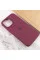 Чехол Silicone Case Full Protective (AA) для Apple iPhone 16 Plus (6.7) - Бордовый / Plum - фото