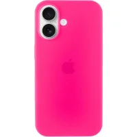 Чохол Silicone Case Full Protective (AA) для Apple iPhone 16 Plus (6.7) - Рожевий / Barbie pink