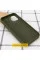 Чехол Silicone Case Full Protective (AA) для Apple iPhone 16 Pro Max (6.9) - Зеленый / Dark Olive - фото