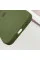 Чехол Silicone Case Full Protective (AA) для Apple iPhone 16 Pro Max (6.9) - Зеленый / Dark Olive - фото