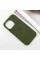 Чехол Silicone Case Full Protective (AA) для Apple iPhone 16 Pro Max (6.9) - Зеленый / Dark Olive - фото