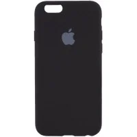 Чехол Silicone Case Full Protective (AA) для Apple iPhone 6/6s (4.7) - Черный / Black