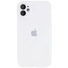 Чохол Silicone Case Full Camera Protective (AA) для Apple iPhone 12 (6.1) - Білий / White