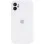 Чохол Silicone Case Full Camera Protective (AA) для Apple iPhone 12 (6.1) - Білий / White