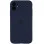 Чохол Silicone Case Full Camera Protective (AA) для Apple iPhone 12 (6.1) - Темно-синій / Midnight blue