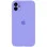 Чохол Silicone Case Full Camera Protective (AA) для Apple iPhone 12 (6.1) - Бузковий / Dasheen