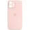 Чохол Silicone Case Full Camera Protective (AA) для Apple iPhone 12 (6.1) - Рожевий / Chalk Pink