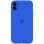 Чохол Silicone Case Full Camera Protective (AA) для Apple iPhone 12 (6.1) - Синій / Capri Blue