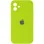 Чохол Silicone Case Full Camera Protective (AA) для Apple iPhone 12 (6.1) - Кислотно-зелений / Acid Green