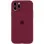 Чехол Silicone Case Full Camera Protective (AA) для Apple iPhone 12 Pro Max (6.7) - Бордовый / Plum