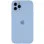 Чехол Silicone Case Full Camera Protective (AA) для Apple iPhone 12 Pro Max (6.7) - Голубой / Lilac Blue
