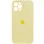 Чехол Silicone Case Full Camera Protective (AA) для Apple iPhone 12 Pro Max (6.7) - Желтый / Mellow Yellow