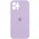 Чехол Silicone Case Full Camera Protective (AA) для Apple iPhone 12 Pro Max (6.7) - Сиреневый / Lilac