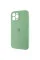 Чехол Silicone Case Full Camera Protective (AA) для Apple iPhone 12 Pro Max (6.7) - Зеленый / Pistachio - фото