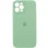 Чехол Silicone Case Full Camera Protective (AA) для Apple iPhone 12 Pro Max (6.7) - Зеленый / Pistachio