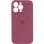 Чохол Silicone Case Full Camera Protective (AA) для Apple iPhone 13 Pro Max (6.7) - Бордовий / Plum