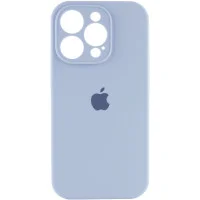 Чехол Silicone Case Full Camera Protective (AA) для Apple iPhone 13 Pro Max (6.7) - Голубой / Lilac Blue