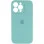 Чохол Silicone Case Full Camera Protective (AA) для Apple iPhone 13 Pro Max (6.7) - Бірюзовий / Marine Green