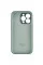 Чохол Silicone Case Full Camera Protective (AA) для Apple iPhone 14 Pro Max (6.7) - Зелений / Pine green - фото
